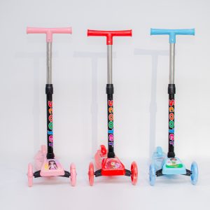 MONOPATÍN “SCOOTER” YX-315 ROSADO, ROJO, AZUL CON LUCES